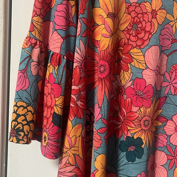 Print Dress SZ M - Picture 3 of 4